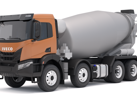Iveco T-WAY 510 Betonmixer 3D Model