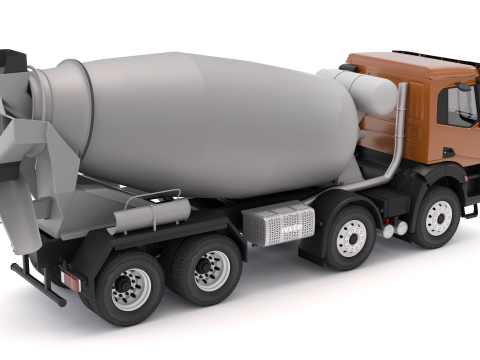 Iveco T-WAY 510 Betonmixer 3D Model