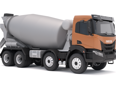 Iveco T-WAY 510 Betonmixer 3D Model