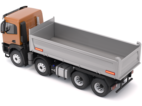 Tipper Iveco T-WAY 510 Model 3D