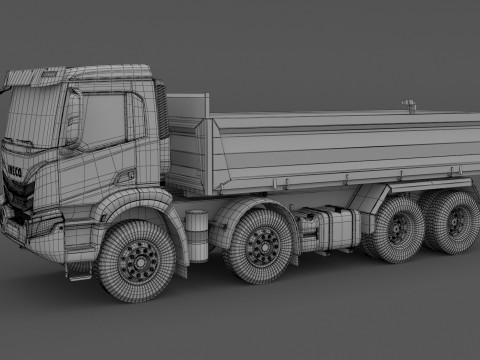 Tipper Iveco T-WAY 510 Model 3D