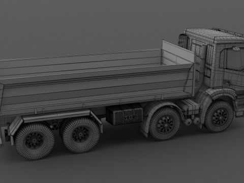 Tipper Iveco T-WAY 510 Model 3D