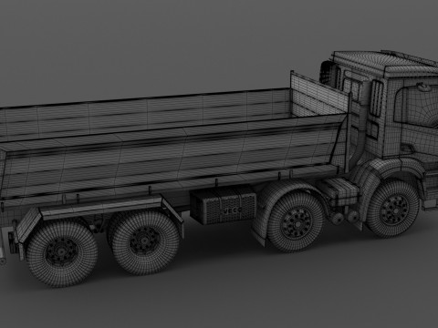 Tipper Iveco T-WAY 510 Model 3D