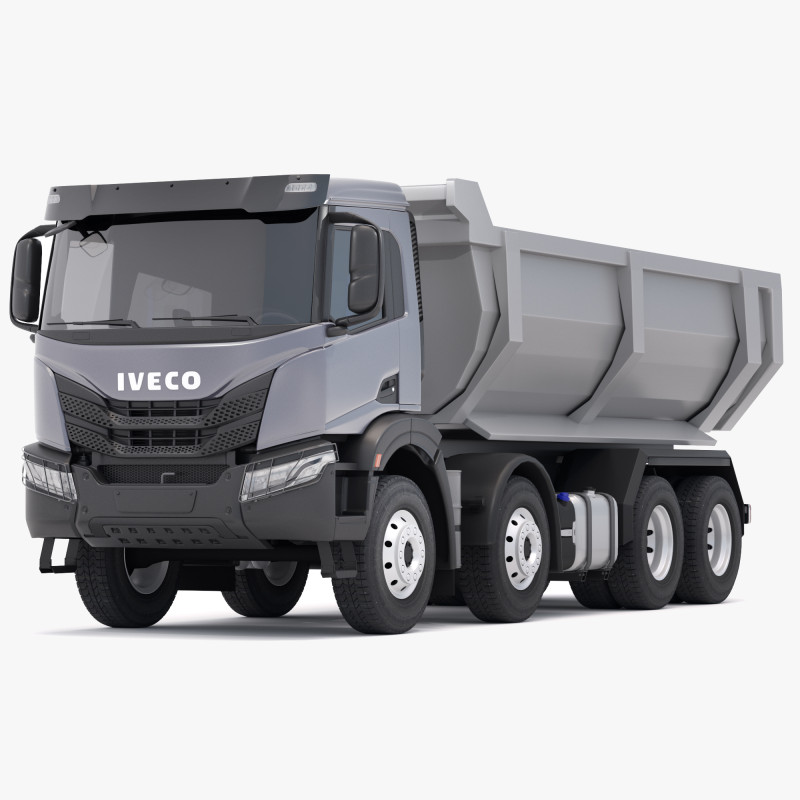 Iveco T-WAY 510 Kipper 02 3D Model .c4d .max .obj .3ds .fbx .stl .blend 