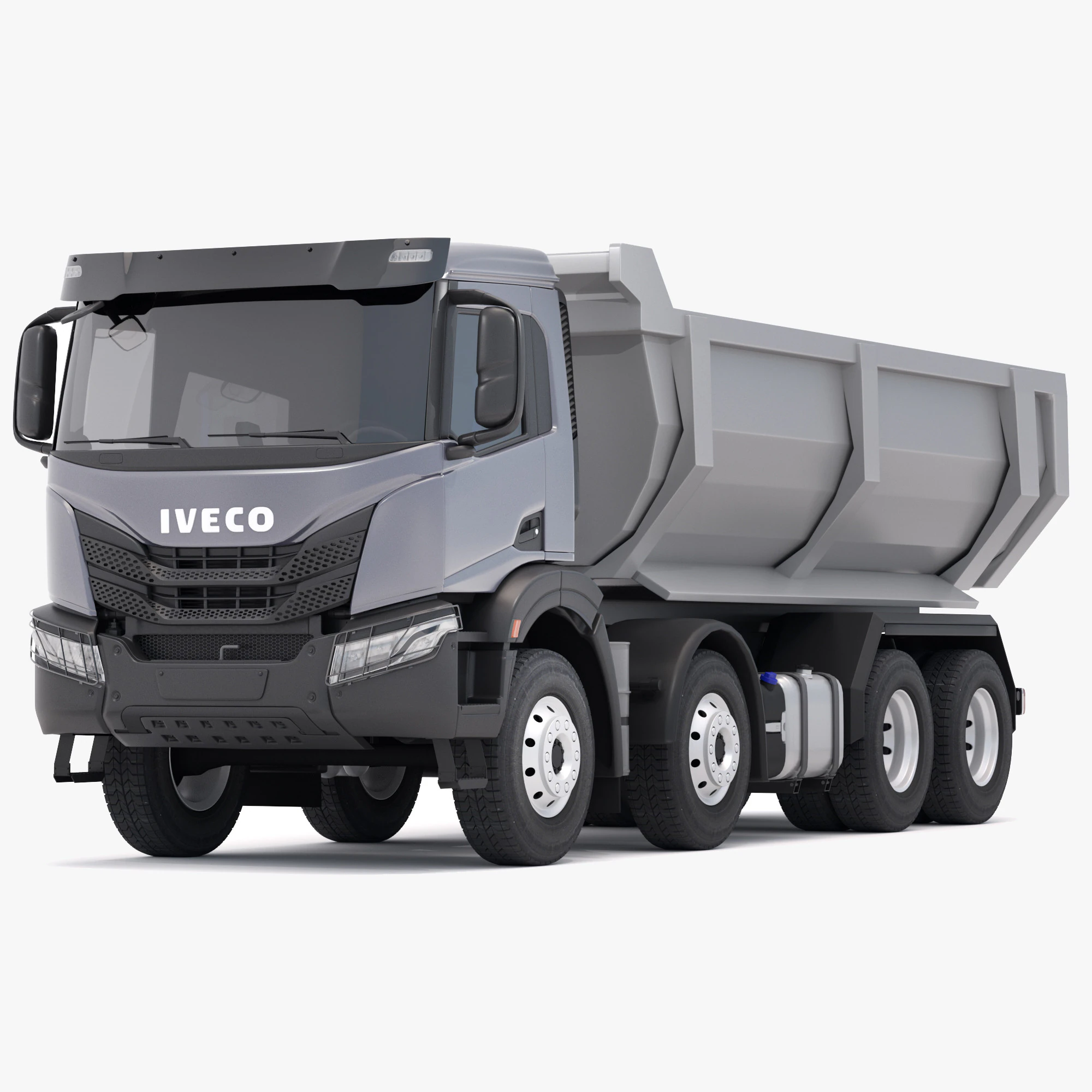 Iveco T-WAY 510 Tipper 02 3D Model .c4d .max .obj .3ds .fbx .stl .blend 