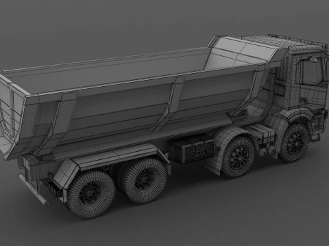 Iveco T-WAY 510 Tipper 02 3D Model