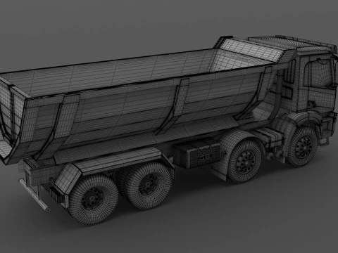 Iveco T-WAY 510 Tipper 02 3D Model