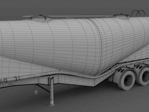 Trailer Semen Model 3D