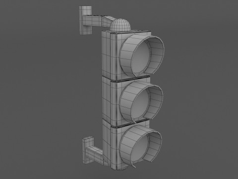 Светофор 06 3D Модель