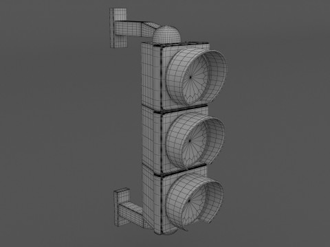 Светофор 06 3D Модель
