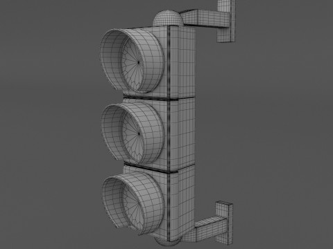 Светофор 06 3D Модель