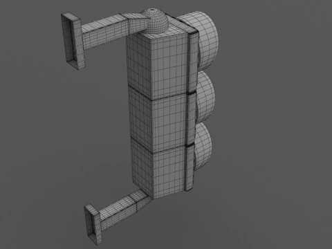 Semaforo 06 Modello 3D