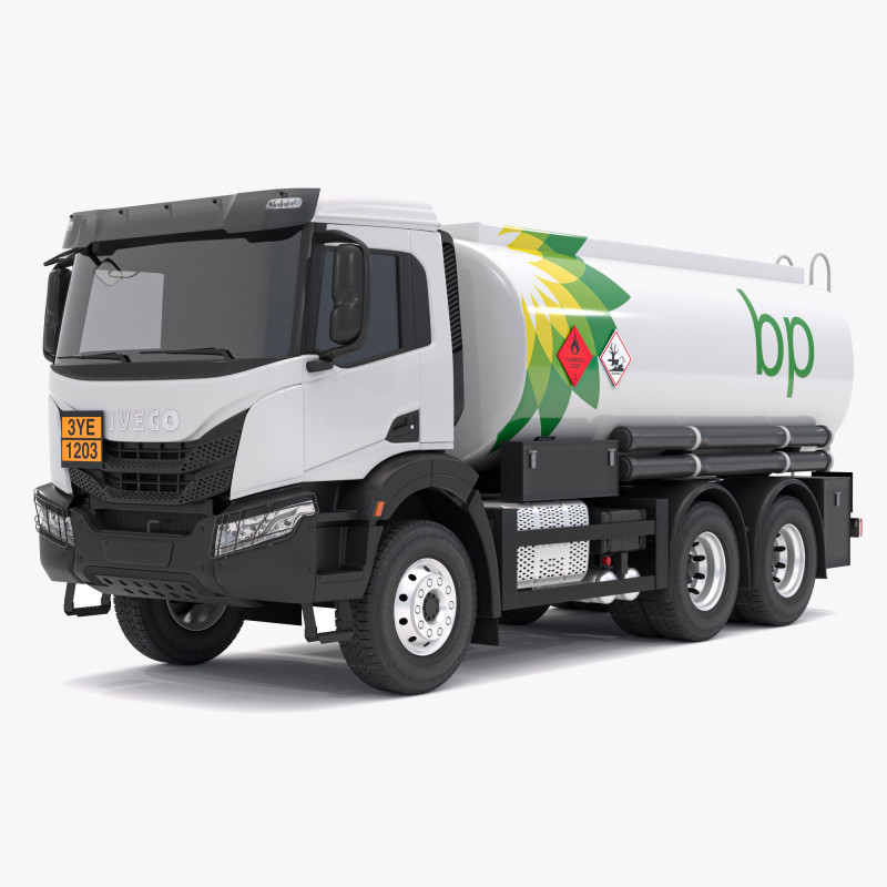 Iveco T-WAY 2021 Bp 연료 유조선 3D 모델 .c4d .max .obj .3ds .fbx .stl .blend