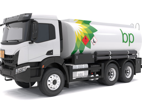 Iveco T-WAY 2021 Bp 연료 유조선 3D 모델