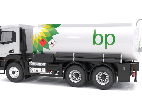 Iveco T-WAY 2021 Bp 연료 유조선 3D 모델