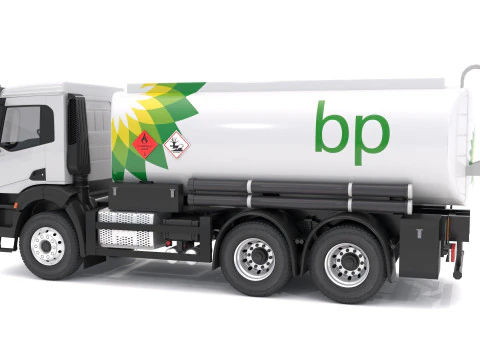 Iveco T-WAY 2021 Bp Fuel Tanker 3D Model