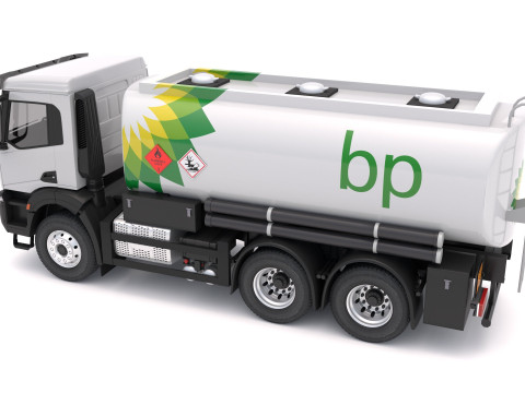 Iveco T-WAY 2021 Bp 연료 유조선 3D 모델