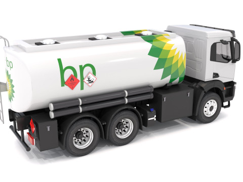 Iveco T-WAY 2021 Bp 연료 유조선 3D 모델