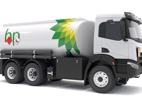 Iveco T-WAY 2021 Bp 연료 유조선 3D 모델