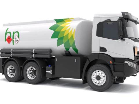 Iveco T-WAY 2021 Bp Fuel Tanker 3D Model