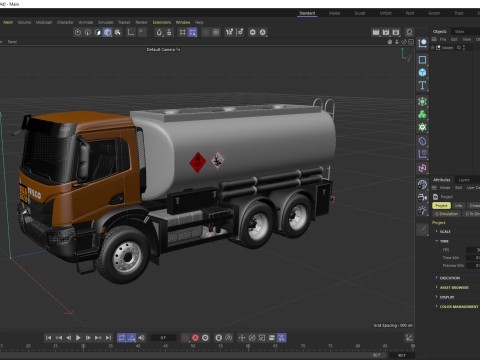 Iveco T-WAY 2021 탱커 3D 모델