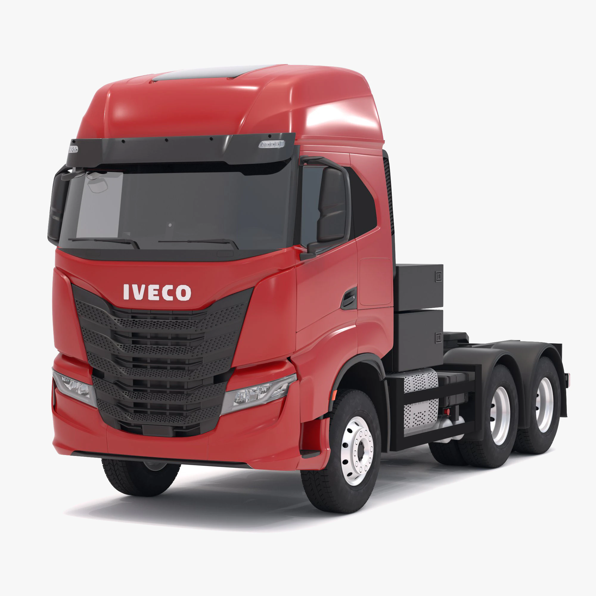 Iveco S-WAY Truck 3D Model .c4d .max .obj .3ds .fbx .stl .blend