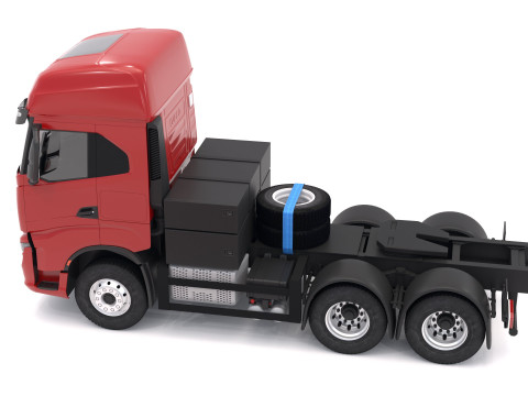 Caminhão Iveco S-WAY Modelo 3D