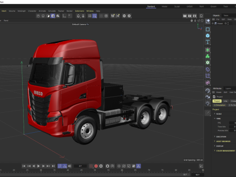 Caminhão Iveco S-WAY Modelo 3D
