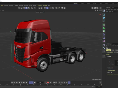 Iveco S-WAY Truck 3D Model