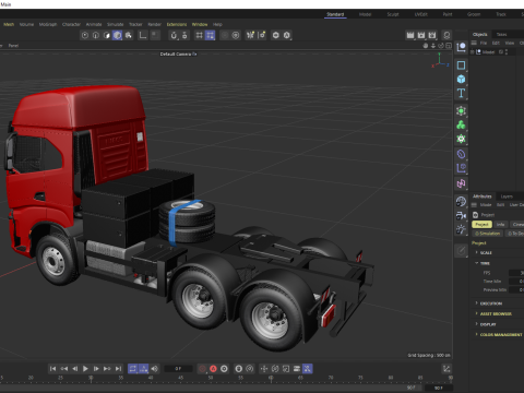 Caminhão Iveco S-WAY Modelo 3D
