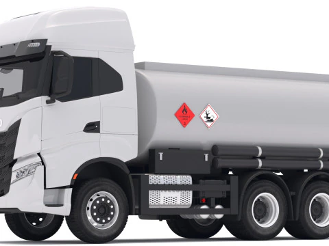 Iveco S-WAY Tanker Truck 6x2 3D Model