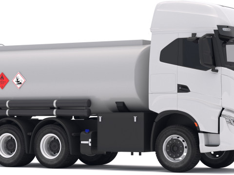 Caminhão tanque Iveco S-WAY 6x2 Modelo 3D