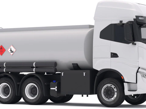 Iveco S-WAY Tanker Truck 6x2 3D Model