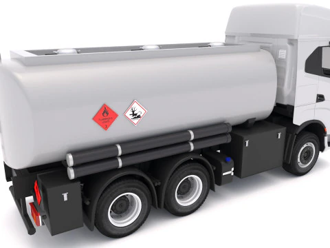 Iveco S-WAY Tanker Truck 6x2 3D Model
