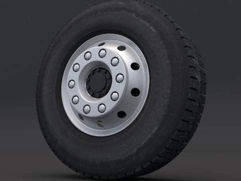 Ruota fuoristrada 01 Modello 3D