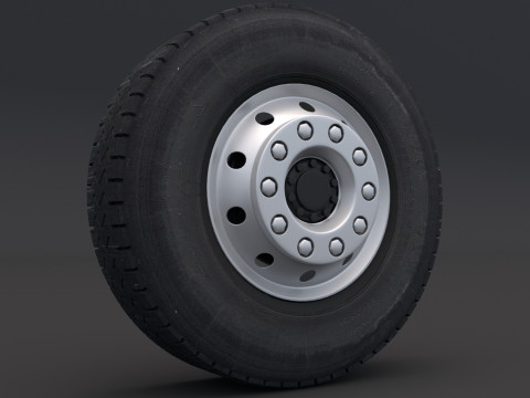Ruota fuoristrada 01 Modello 3D