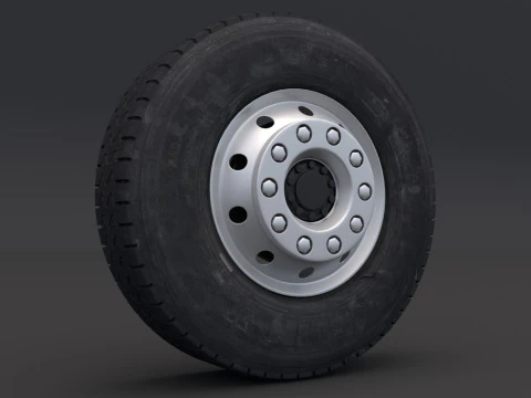 Off-Road Wheel 02 3D Model