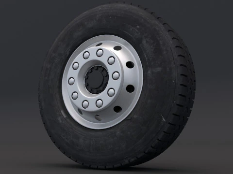 Off-Road Wheel 02 3D Model