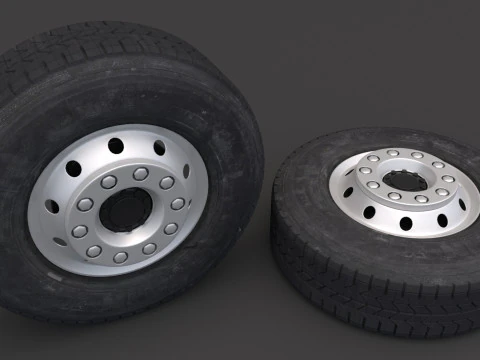 Off-Road Wheel 02 3D Model