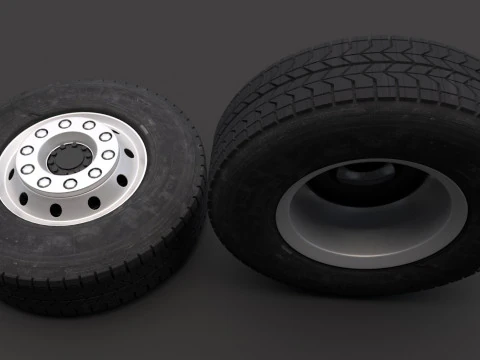 Off-Road Wheel 02 3D Model