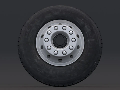 Off-Road Wheel 02 3D Model