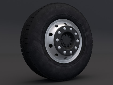 Off-Road Wheel 03 3D Model