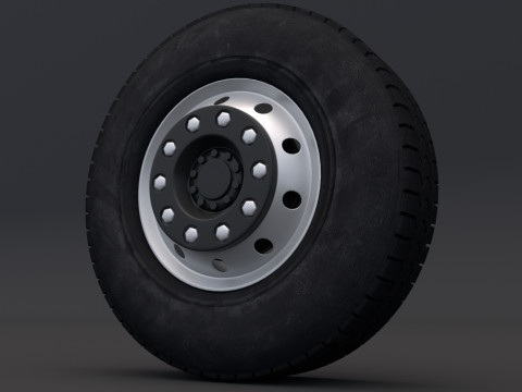 Off-Road Wheel 03 3D Model