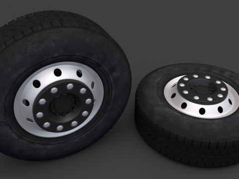 Off-Road Wheel 03 3D Model