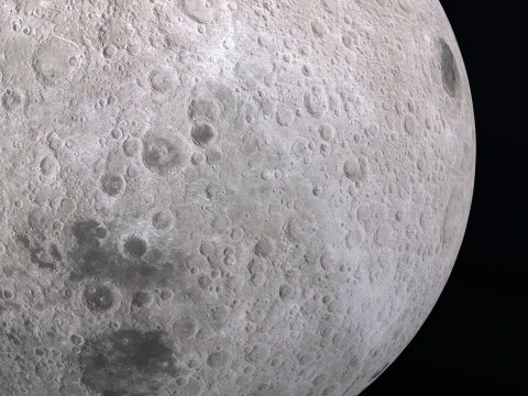 Moon 8K 3D Model