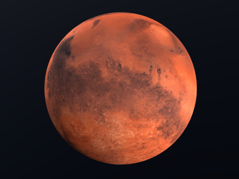 Марс 8K 3D Модель