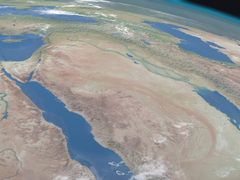 Планета Земля 16K 3D Модель