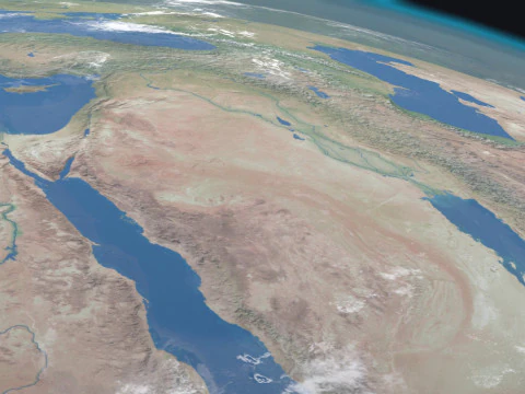 지구 16K 행성 3D 모델