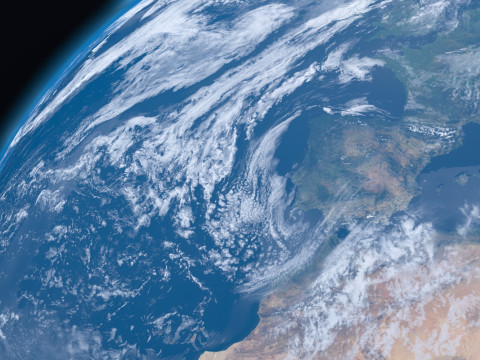 지구 행성 v2 26K 3D 모델