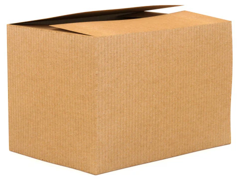 Cardboard Box 01 3D Model